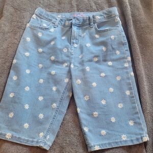 Girls Jean Shorts Sz 14